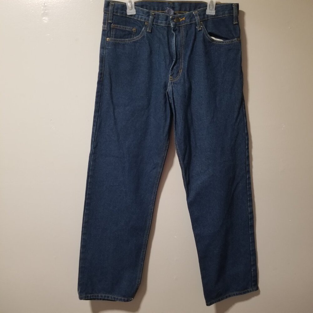 RK Brand Dark Wash Cotton Jeans Men's 33 x 30